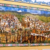 Zdjęcie z Hiszpanii - przepiękna ceramiczna panorama starej Rondy ułożona z płytek azulejos