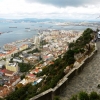 Zdjęcie z Giblartaru - widoki za Skały na dolny Gibraltar