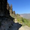 Zdjęcie z Hiszpanii - Formacje skalne na szkalu w kierunku TUNTE