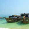 Zdjęcie z Tajlandii - Postoj dla drewnianych stateczkow :)
