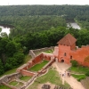 Zdjęcie z Łotwy - Turaida - widok z wieży zamkowej.