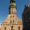 Zdjęcie z Łotwy - Ryga - fasada kościoła Św. Piotra.