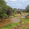 Zdjęcie z Kenii - Most na rzece Tsavo- miejsce, znane z historii o lwach ludojadach.