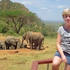 Zdjęcie z Kenii - Słonie- prawie na wyciągnięcie ręki :)