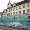 Zdjęcie z Polski - szklana fontanna na rynku