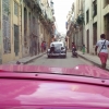 Zdjęcie z Kuby - Przejażdzka po Hawanie różowym cadillakiem.
