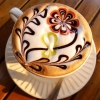 Zdjęcie z Tajlandii - aż szkoda było pić taką kawę i psuć to dzieło sztuki:)