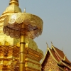 Zdjęcie z Tajlandii - Wat Doi Suthep- główny czedi z relikwami Buddy