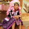 Zdjęcie z Tajlandii - małą hmongówna; czyli dziewczynka z plemienia Hmong