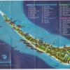 Zdjęcie z Malediw - plan wyspy Kuramathi