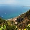 Zdjęcie z Włoch - widoki z Taorminy na morze jońskie