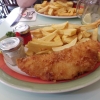 Zdjęcie z Wielkiej Brytanii - A to moje fish and chips- w wersji luksusowej :)