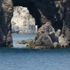 Zdjęcie z Włoch - skalne groty przy Vulcano