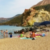 Zdjęcie z Włoch - to plaża z drugiej strony wyspy; nieco jaśniejsza