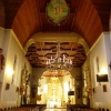 Zdjęcie z Polski - wnętrze kościółka w Skale; zachwyciły mnie tu oryginalne stropy