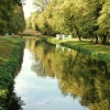 Zdjęcie z Polski - w pałacowym Parku; kanały zasilane wodą z Horodnianki