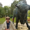 Zdjęcie z Polski - z pięknym pomnikiem żubra (choć to kopia)