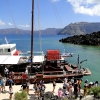 Zdjęcie z Grecji - Widok z portu na wyspie Nea Kameni.