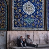 Zdjęcie z Iranu - Przed meczetem Lutf Allah