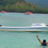 Zdjęcie z Vanuatu - Vanuacka policja :))) Gosciu w wodzie poddaje sie bez bicia :)))