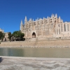 Zdjęcie z Hiszpanii - La Seu i Pałac Królewski - widok z Parc de la Mar