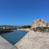 Zdjęcie z Hiszpanii - Katedra raz jeszcze i sztuczne jezioro w Parc de la Mar
