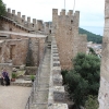 Zdjęcie z Hiszpanii - Mury obronne zamku w Capdeperze