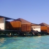 Zdjęcie z Malediw - Domki od strony tarasu