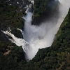 Zdjęcie z Zambii - widok z helikoptera