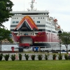 Zdjęcie z Norwegii - do portu wypływają jeszcze większe od Arki:) wielkie promy