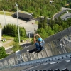 Zdjęcie z Norwegii - ale są śmiałkowie, którzy za 400 NOK mogą sobie zjechać na dół:)