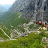 Zdjęcie z Norwegii - punkt widokowy nad Trollstigen
