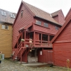 Zdjęcie z Norwegii - stare, drewniane Bryggen