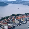 Zdjęcie z Norwegii - Bergen w dole