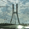 Zdjęcie z Polski - nowoczesny most Rędziński we Wrocku jest w tej chwili chyba najwyższym mostem tego typu w Polsce