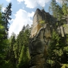 Zdjęcie z Czech - ta skała bardziej przypomina Rekawicę , a to Głowa Lwicy (nieco poniżej) 