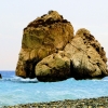 Zdjęcie z Cypru - Petra tou Romiou - plaża ze skałą Afrodyty