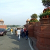 Zdjęcie z Indii - wracamy między budynkami rządu