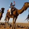 Zdjęcie z Maroka - wsiąść na garbusa wcale nie jest łatwo... a na pewno nie przyjemnie :)