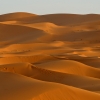 Zdjęcie z Maroka - zachwyt nad pustynią w promieniach zachodzącego słońca