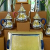 Zdjęcie z Maroka - piękny czajniczkowy zestaw za 25,000 mad w ogrodowym sklepie