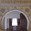 Zdjęcie z Maroka - wejście do skromniutkiej uczniowskiej celi-pokoiku