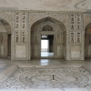 Zdjęcie z Indii - Czerwony Fort w Agrze - wnętrze pałacu Shish Mahal.