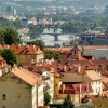 Zdjęcie z Czech - cudna słoneczna Praga, widok z Hradczan