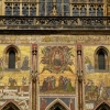 Zdjęcie z Czech - fragment Złotej Bramy - mozaikowe sceny Sądu Ostatecznego