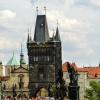 Zdjęcie z Czech - widok mostu w stronę Staromiejskiej Wieży Mostowej