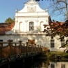 Zdjęcie z Polski - barokowy kościół Jana Nepomucena na wysepce w Zwierzyńcu