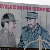Zdjęcie z Kuby - Raul i Fidel Castro, w mieście Ciego de Avila
