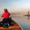 Zdjęcie z Kanady - Poranne mgły na jeziorze Herb Lake
