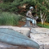 Zdjęcie z Kanady - Hunstville, Ontario-statua Toma Thomsona